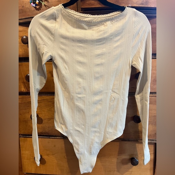NWOT Free People Playing Favorites Bodysuit in Tan Size XS/S FP Intimately - Picture 4 of 7
